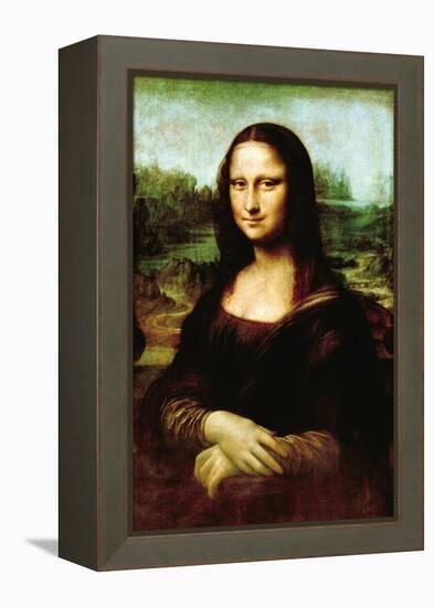 Mona Lisa, La Gioconda-Leonardo da Vinci-Framed Stretched Canvas