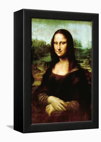 Mona Lisa, La Gioconda-Leonardo da Vinci-Framed Stretched Canvas