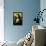 Mona Lisa Selfie Portrait-null-Framed Stretched Canvas displayed on a wall