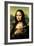 Mona Lisa Selfie Portrait-null-Framed Art Print