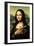 Mona Lisa Selfie Portrait-null-Framed Art Print