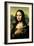 Mona Lisa Selfie Portrait-null-Framed Art Print