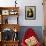 Mona Lisa Selfie Portrait-null-Framed Premium Giclee Print displayed on a wall