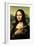 Mona Lisa Selfie Portrait-null-Framed Premium Giclee Print