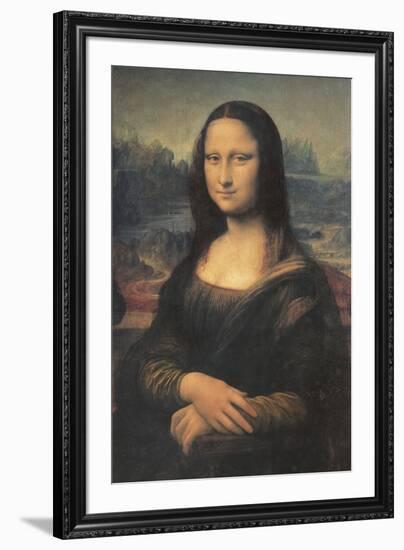 Mona Lisa-Leonardo Da Vinci-Framed Art Print