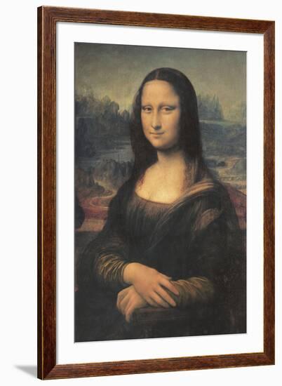 Mona Lisa-Leonardo Da Vinci-Framed Art Print