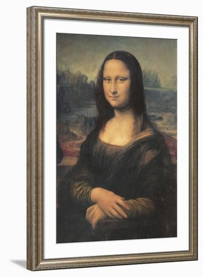 Mona Lisa-Leonardo Da Vinci-Framed Art Print