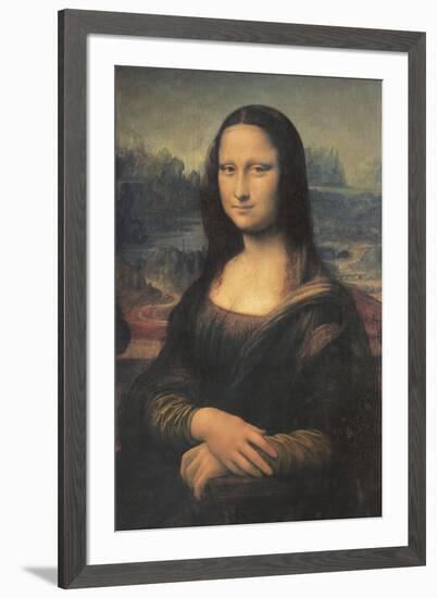 Mona Lisa-Leonardo Da Vinci-Framed Art Print