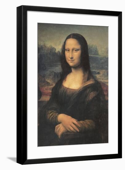 Mona Lisa-Leonardo Da Vinci-Framed Art Print