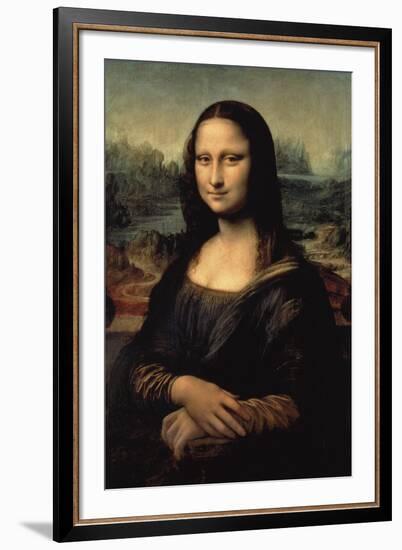 Mona Lisa-Leonardo da Vinci-Framed Giclee Print