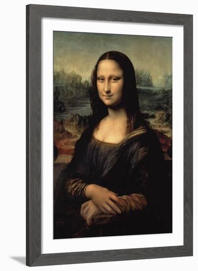 Mona Lisa-Leonardo da Vinci-Framed Giclee Print