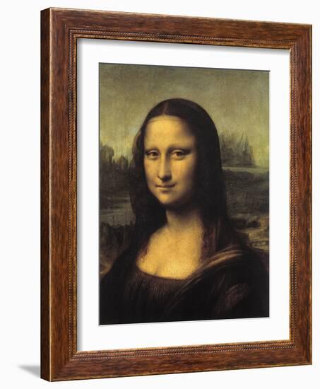 Mona Lisa-Leonardo da Vinci-Framed Giclee Print