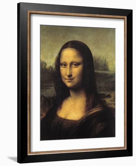 Mona Lisa-Leonardo da Vinci-Framed Giclee Print