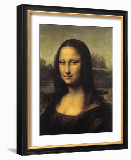 Mona Lisa-Leonardo da Vinci-Framed Giclee Print