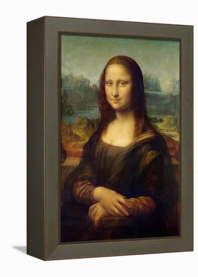 Mona Lisa-Leonardo Da Vinci-Framed Stretched Canvas