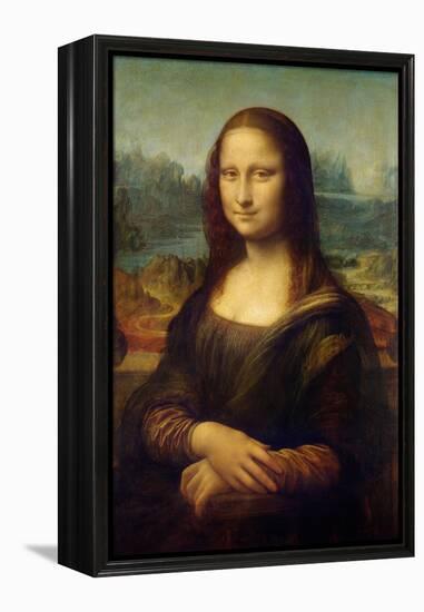 Mona Lisa-Leonardo Da Vinci-Framed Stretched Canvas