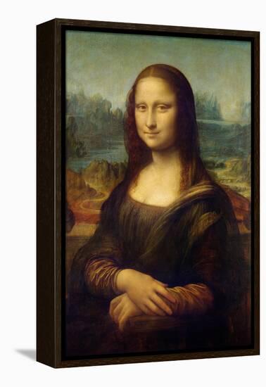 Mona Lisa-Leonardo Da Vinci-Framed Stretched Canvas