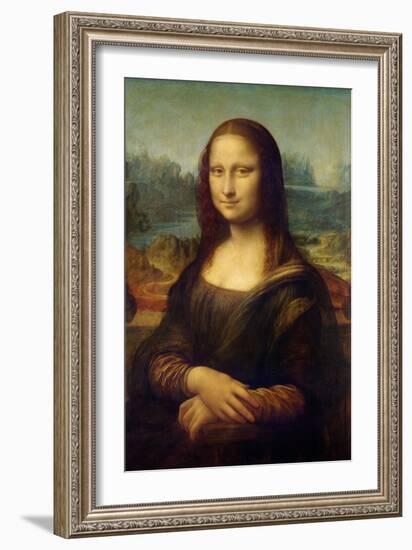 Mona Lisa-Leonardo Da Vinci-Framed Art Print