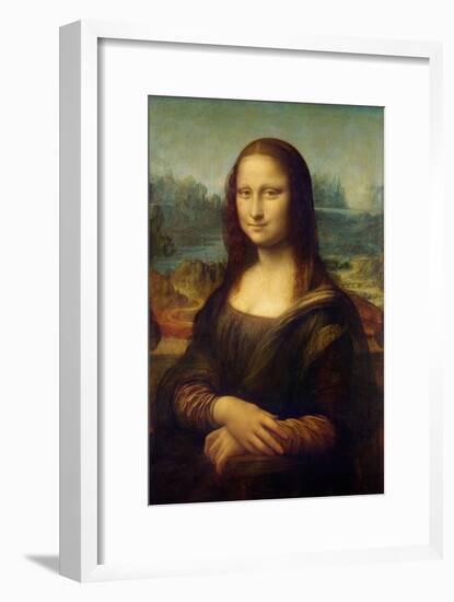 Mona Lisa-Leonardo Da Vinci-Framed Art Print