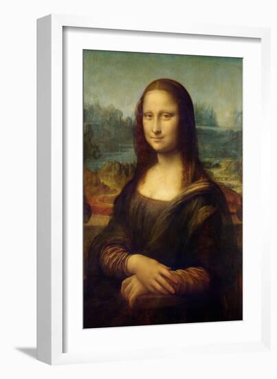 Mona Lisa-Leonardo Da Vinci-Framed Art Print