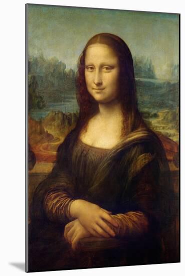 Mona Lisa-Leonardo Da Vinci-Mounted Art Print