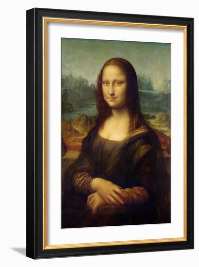 Mona Lisa-Leonardo Da Vinci-Framed Art Print