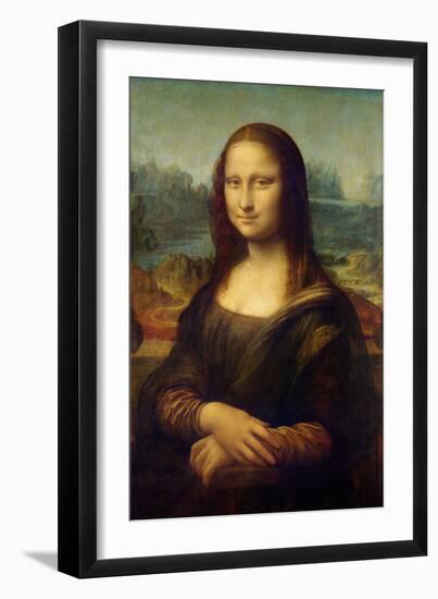 Mona Lisa-Leonardo Da Vinci-Framed Premium Giclee Print