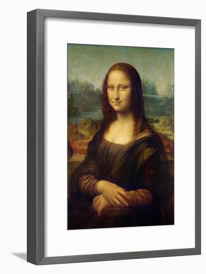 Mona Lisa-Leonardo Da Vinci-Framed Premium Giclee Print