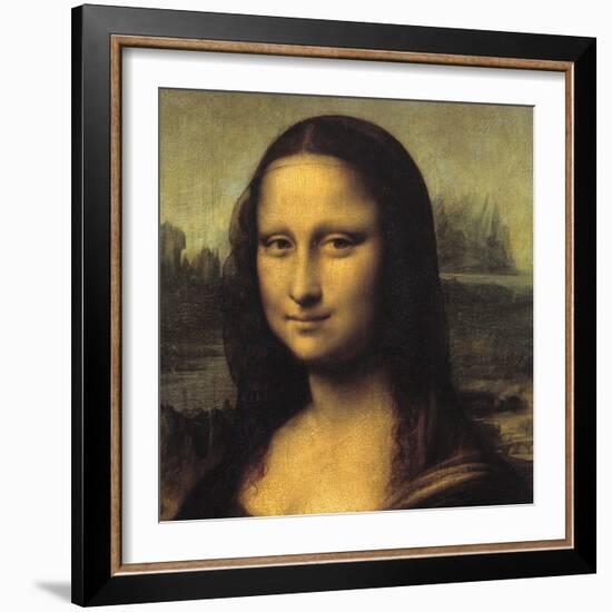 Mona Lisa-Leonardo da Vinci-Framed Giclee Print