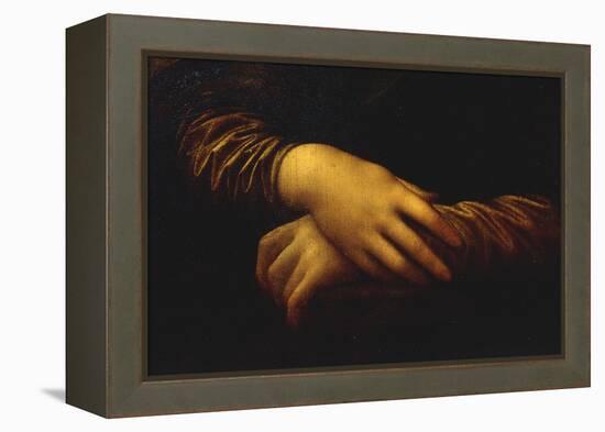 Mona Lisa-Leonardo da Vinci-Framed Premier Image Canvas