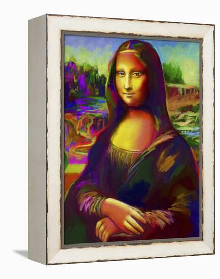 Mona Lisa-Howie Green-Framed Premier Image Canvas