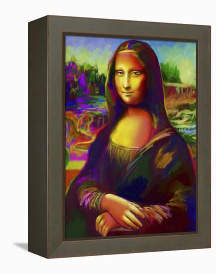 Mona Lisa-Howie Green-Framed Premier Image Canvas