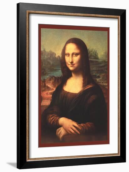 Mona Lisa-Leonardo da Vinci-Framed Art Print