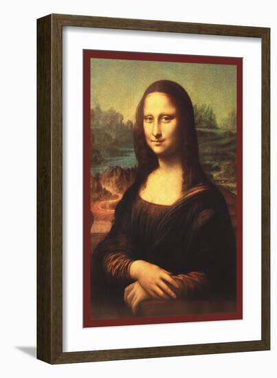 Mona Lisa-Leonardo da Vinci-Framed Art Print