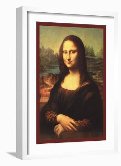 Mona Lisa-Leonardo da Vinci-Framed Art Print
