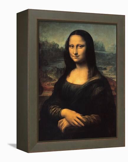 Mona Lisa-Leonardo Da Vinci-Framed Stretched Canvas