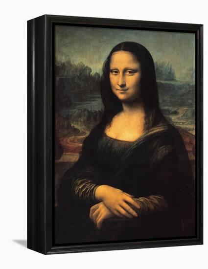 Mona Lisa-Leonardo Da Vinci-Framed Stretched Canvas