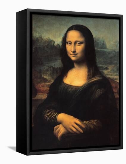 Mona Lisa-Leonardo Da Vinci-Framed Stretched Canvas
