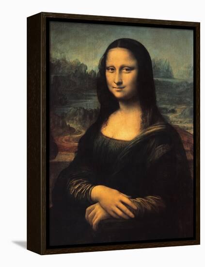 Mona Lisa-Leonardo Da Vinci-Framed Stretched Canvas