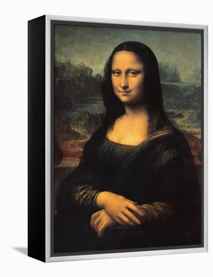 Mona Lisa-Leonardo Da Vinci-Framed Stretched Canvas