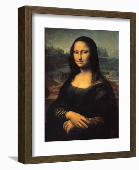 Mona Lisa-Leonardo Da Vinci-Framed Premium Giclee Print