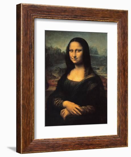 Mona Lisa-Leonardo Da Vinci-Framed Premium Giclee Print