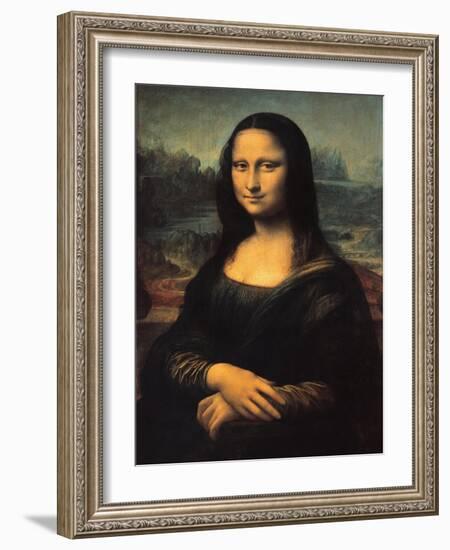 Mona Lisa-Leonardo Da Vinci-Framed Art Print