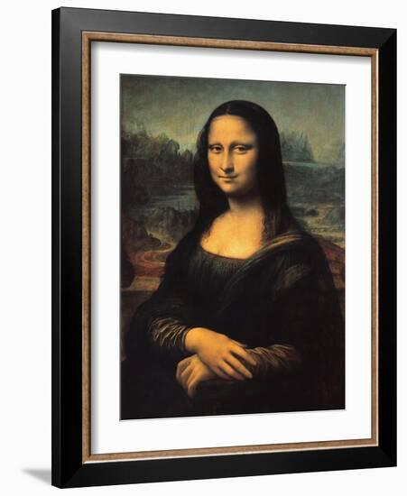 Mona Lisa-Leonardo Da Vinci-Framed Art Print