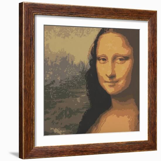 Mona Liza-John Zaccheo-Framed Giclee Print