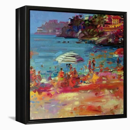 Monaco Coast, 2000-Peter Graham-Framed Premier Image Canvas