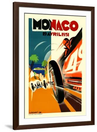 Monaco Grand Prix, 1931' Art Print | Art.com 商品は状態確認 MONACO 19 AVRIL 1931 アート/エンタメ