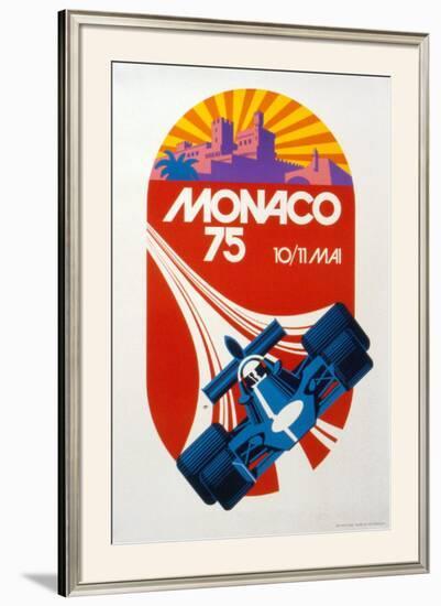 Monaco Grand Prix, 1975-Geo Ham-Framed Art Print