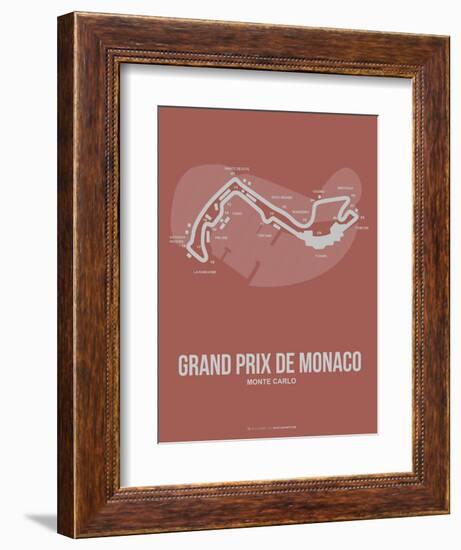 Monaco Grand Prix 1-NaxArt-Framed Premium Giclee Print