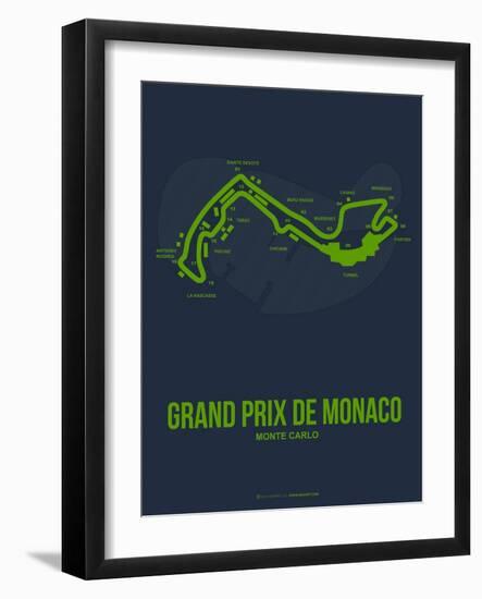 Monaco Grand Prix 2-NaxArt-Framed Art Print